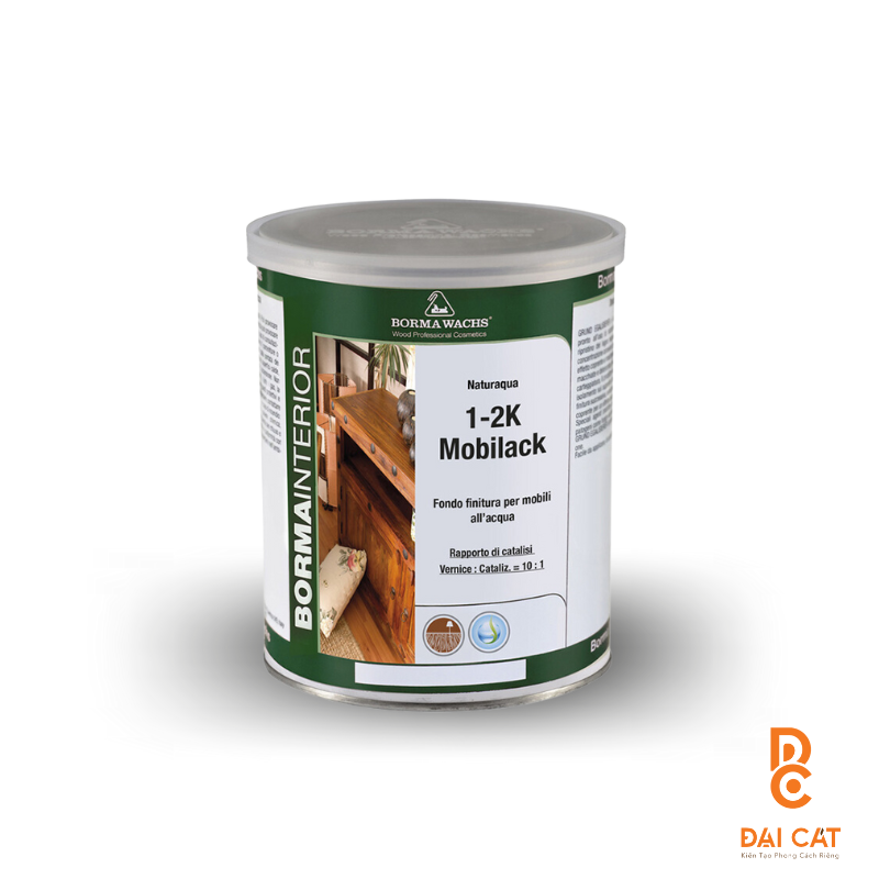 SƠN GỖ GỐC NƯỚC MOBILACK MATT 0-5 GLOSS - BORMA WACHS - NAT4122